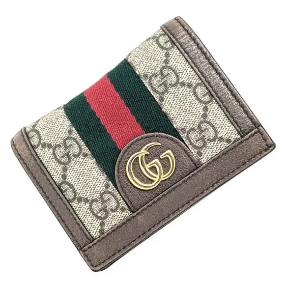 GUCCI Ophidia GG Supreme Compact Wallet - Picture 1 of 10